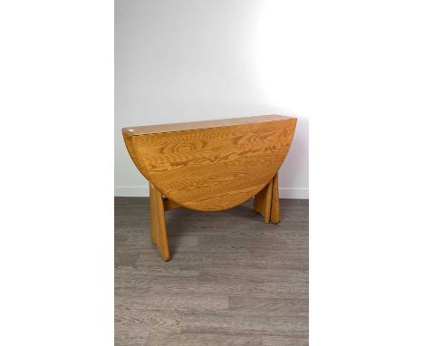 ERCOL DROP LEAF DINING TABLE,106cm x 122cm