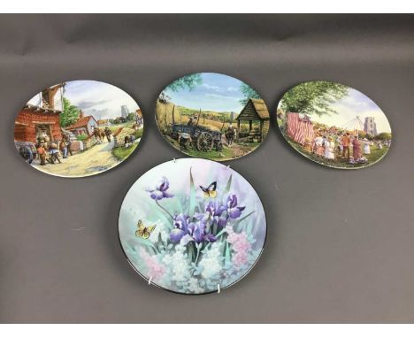 COLLECTION OF TWENTY FIVE CABINET PLATES,predominantly Royal DOulton, including Constable Country and Journey through the Vil