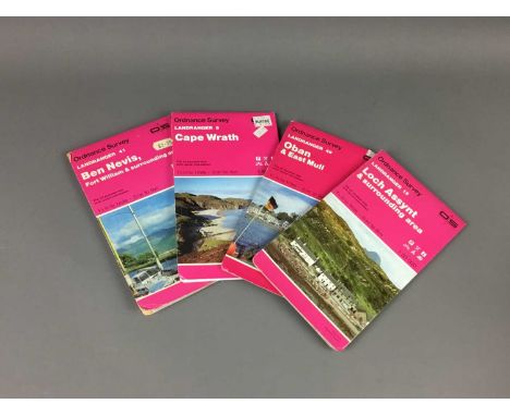 COLLECTION OF ORDNANCE SURVEY AND OTHER MAPS,ca.1990s, including Oban &amp; East Mull, Cape Wrath, Ben Nevis &amp; Fort Willi