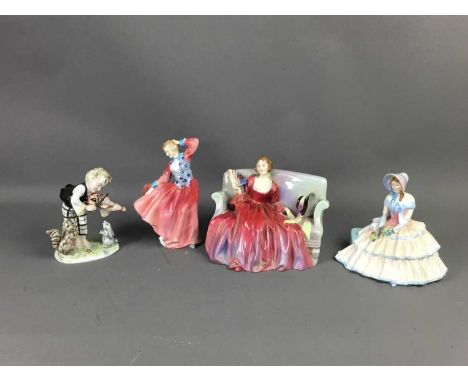 ROYAL DOULTON FIGURE OF THE PUPPET MAKER,HN 2253, 19cm high, along with various Doulton and other figures