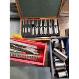 Minuteman Broach Set w/ Spare Broach Keyways & Dies, No. 10-10A