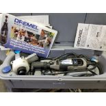 Dremel Kit w/ Right Angle Head & Attachment In Box, w/ Manuals