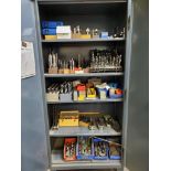 Stronghold HD Steel Cabinet w/ Punches, Convex Cutting Wheels, Counter Sinks, Endmills, Cutters, Dri