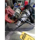 Milwaukee 1-1/2" Rotary Hammer Drill & Black & Decker 1/2" Rev. End-Hole Drill, Case Of Concrete Dri