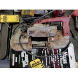 Milwaukee Handheld Horizontal Band Saw, 200/250 FPM, w/ (3) (New) Spare Blades