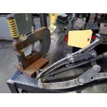 (2) Snap-On Torque Meters w/ Wrench, Bearing Puller, 4HP1 Unit Tool, Small Handheld Tube Bender