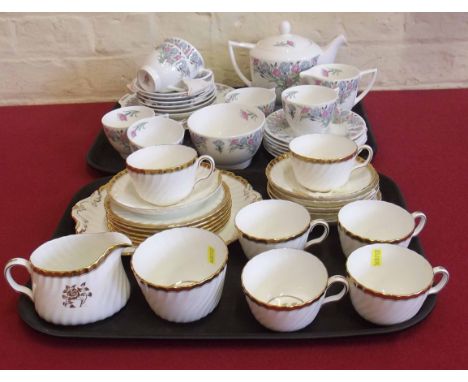 Minton gold rose tea service, also a Maytime tea service. Condition report: See terms and conditions.    