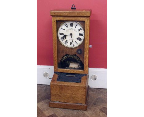 National time recorder signing on clock. Condition report: See terms and conditions.    