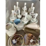 Collection of bells Hammersley Mary Mary, Ebb Tide, green/gold Christmas Bell, Cheerful Sound,