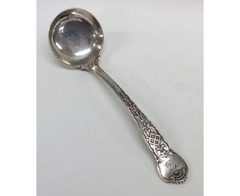 An Elizabethan pattern silver ladle. London. By GA. Approx. 71 grams. Est. £40 - £60.