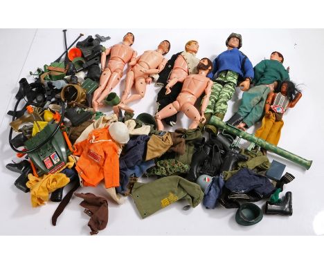 Collection of Palitoy Action Man figures, together with accessories and clothes (qty)