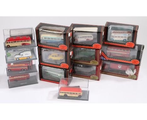 Corgi Classics, Aero Services die cast van, together with boxed Exclusive First Editions die cast buses and cased Classic Col
