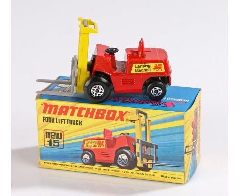 Matchbox Fork Lift Truck new 15, boxed as new