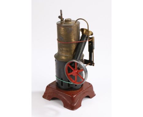 Mamod cylinder engine, with internal burner, 22cm high