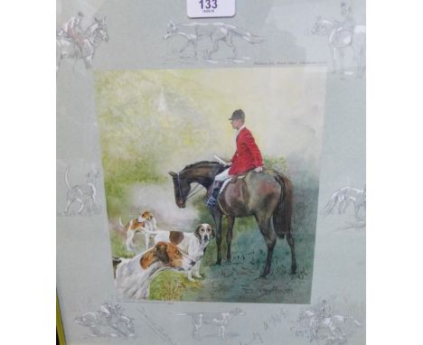 Mandy A. Thornton limited edition print No. 141/850, in a glazed frame, size overall 36 x 38cm