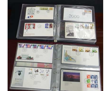 Two albums containing first day covers