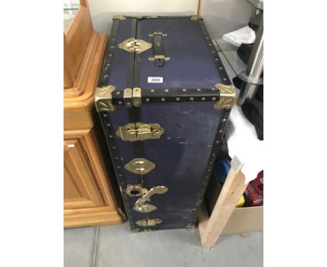 A luggage trunk by Leigh Luggage Ltd.,