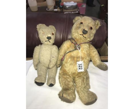 2 vintage Teddy bears.