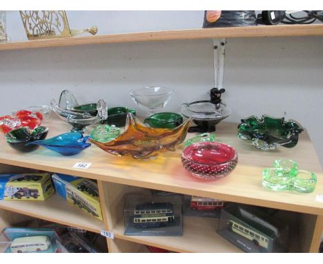 A large lot of art glass including Merano etc.