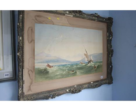 Watercolour, Copley Fielding, Seascape
