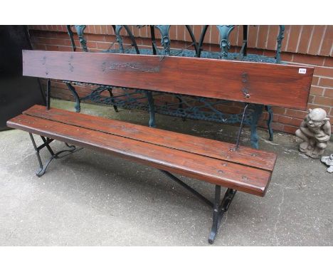 A garden bench