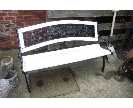 A garden bench