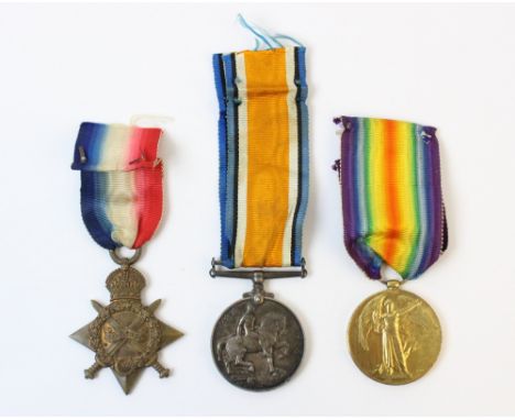 A World War I Trio to 14372 Harry Lucas, 7th Battalion King's Shropshire Light Infantry, of Church Stretton, killed in action