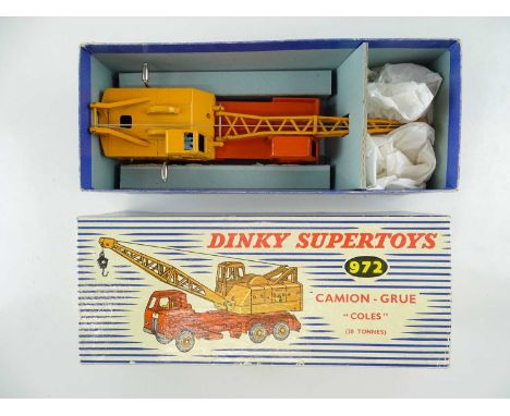A FRENCH DINKY 972 Coles Lorry Mounted Crane - G/VG in G box