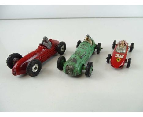 A group of Formula One Racing Cars by CORGI and DINKY comprising: DINKY 23j and 231 together with a CORGI 154 - F/G (unboxed)