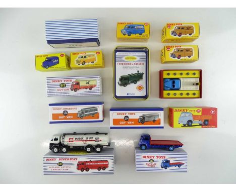 A group of ATLAS DINKY lorries and vans from the British range including a Code 3 example - VG in G boxes (14)