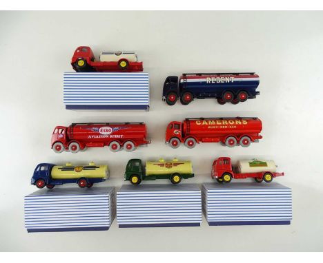 A group of ATLAS DINKY tanker lorries, mostly Code 3 examples - VG in G/VG boxes where boxed (7)