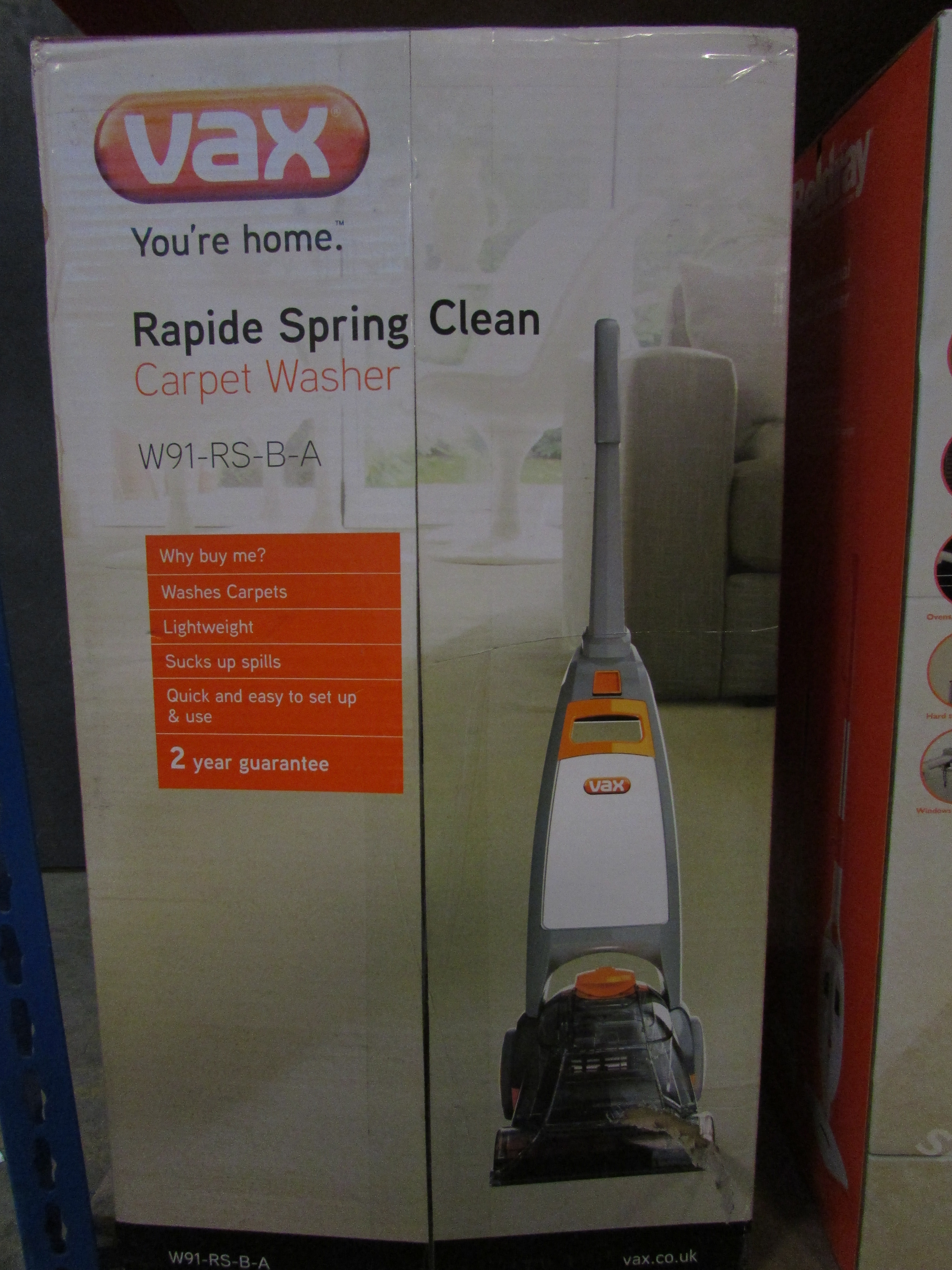 Vax Rapide Spring Clean Carpet Washer (W91RsBA)