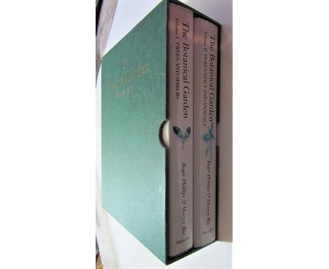 The Botanical Garden by Roger Phillips and Martyn Rix, published by Macmillan in two volumes complete with slip case 