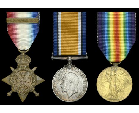Three: Private J. R. Day, Oxfordshire and Buckinghamshire Light Infantry  1914 Star, with copy clasp (8278 Pte. J. R. Day. 2/