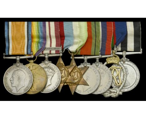 Nine: Surgeon Lieutenant-Commander E. E. D. Gray, Royal Naval Volunteer Reserve  British War and Victory Medals (Surg. S. Lt.