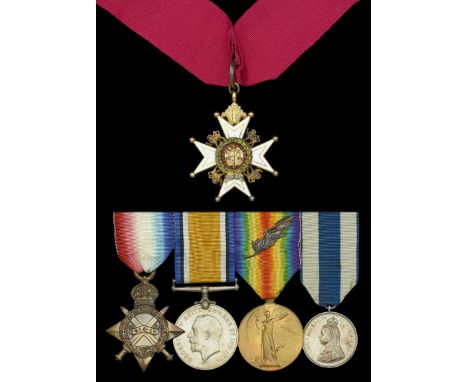 A Great War C.B. group of five awarded to Engineer Rear-Admiral F. Hore, Royal Navy, who served as Engineer-Lieutenant of the
