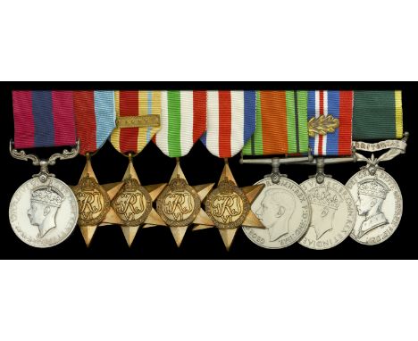 A Second War ‘Dunkirk 1940’ D.C.M. group of eight awarded to Warrant Officer Class I W. E. Bedworth, 60th (Royal Welsh Fusili