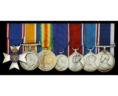 A post-War M.V.O., inter-War R.V.M. group of seven awarded to Warrant Keeper and Steward A. Skipworth, Royal Navy, who served