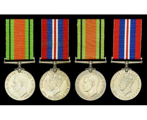Pair: Attributed to Private Vera M. Barnes, Auxiliary Territorial Service Defence and War Medals 1939-45, very fine  Pair: At