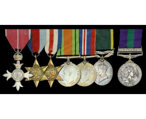 A Second War M.B.E. group of seven awarded to Major H. C. Howell, Royal Corps of Signals  The Most Excellent Order of the Bri