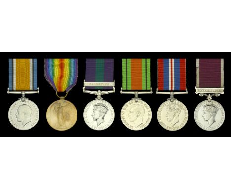 Six: Sergeant R. Foxton, Yorkshire Regiment, later King’s Royal Rifle Corps, who served with both the Border Regiment and the