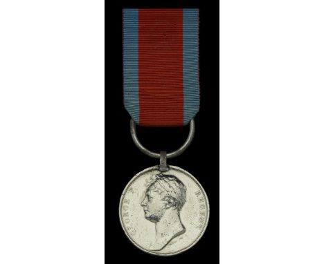 Waterloo 1815 (Serg. Maj. I. Bambrick. XI. Reg. Dragoons) naming re-engraved in upright plain capitals, fitted with replaceme