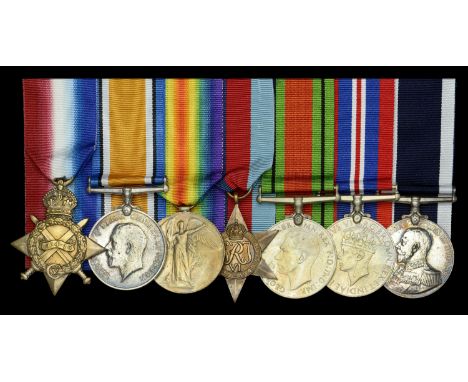 Seven: Petty Officer Cook A. Jones, H.M.S. Calliope, Royal Navy  1914-15 Star (M.10990, A. Jones, Ck. Mte., R.N.); British Wa