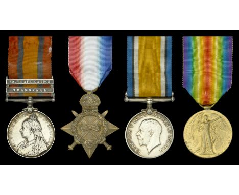 Four: Trooper W. Martyn, New Zealand Mounted Rifles, later New Zealand Army Service Corps, who was wounded on 16 May 1915, an