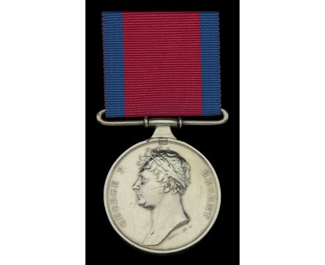 Waterloo 1815 (Iohn Knott 1st Battn. 52nd Regt.) naming re-engraved in large upright serif capitals, fitted with replacement 