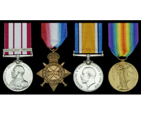 Four: Able Seaman F. W. Cottrell, H.M.S. Revenge, Royal Navy, who served in H.M.S. Fox during the Persian Gulf operations and