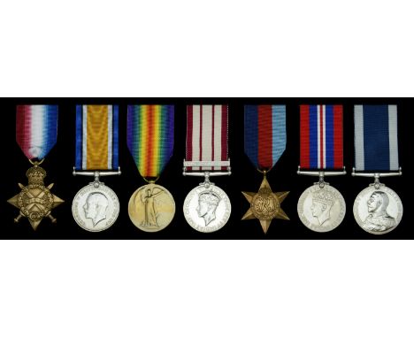 Seven: Chief Stoker A. J. Nicholson, H.M.S. Duke of Edinburgh, Royal Navy  1914-15 Star (K.23938, A. J. Nicholson, Sto.1., R.