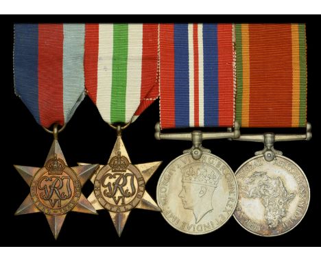 Four: Acting Corporal G. W. Lockhart, South African Air Force, Union Defence Force  1939-45 Star; Italy Star; War Medal 1939-