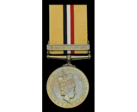 Iraq 2003-11, 1 clasp, 19 Mar to 28 Apr 2003 (25069096 Cpl A Wilkinson REME) in named card box of issue, extremely fine £100-