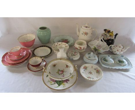 Assorted ceramics inc Royal Worcester, Spode, Noritake, Aynsley and Minton etc